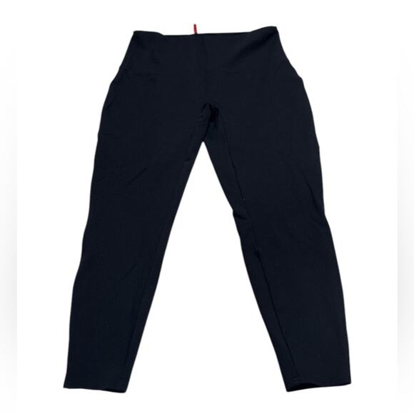 Spanx Womens Plus Size 1x Navy Blue Pull on Stretchy Pants Casual Minimalist - Picture 1 of 6